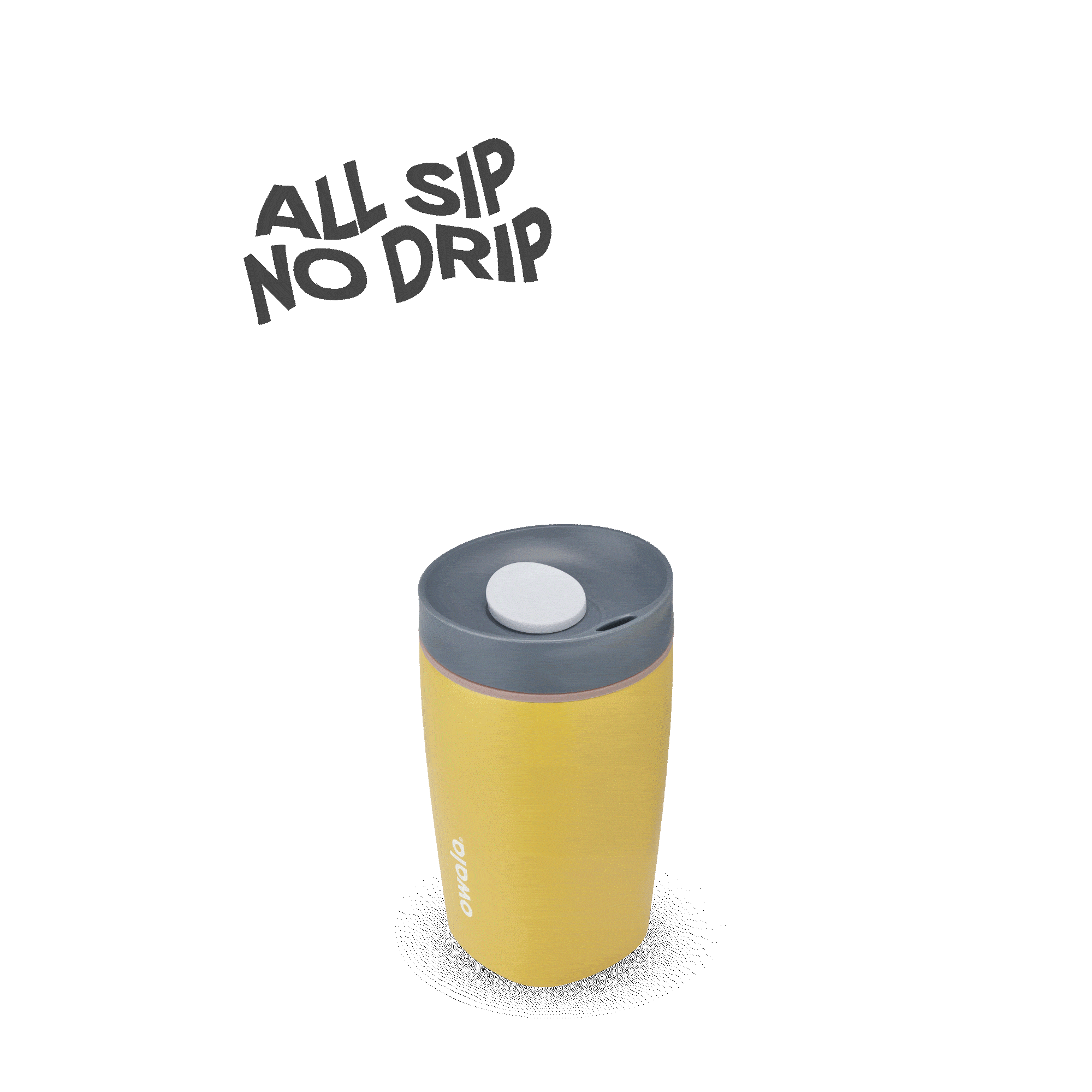 SmoothSip Slider 12oz in Golden Quest, rotating view
