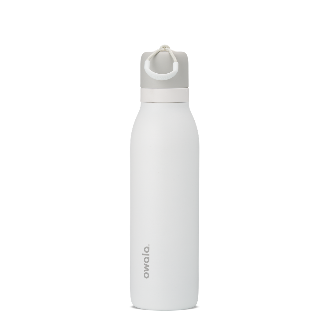 FreeSip Twist 18oz in White (clean white body, white lid and loop), shown