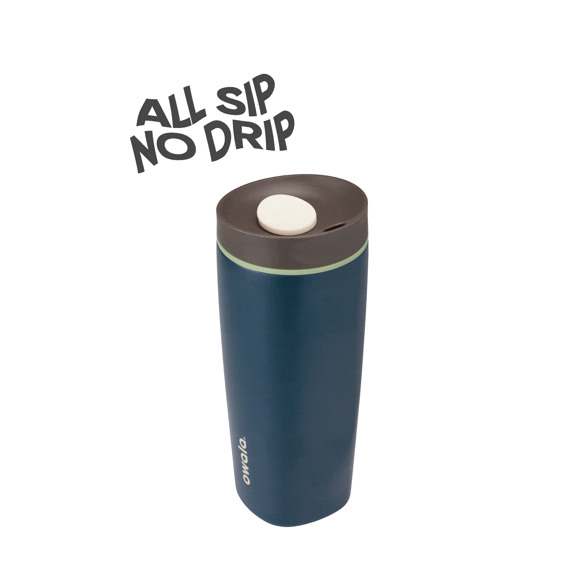 SmoothSip Slider 20oz in Moonlit Shadow, rotating view