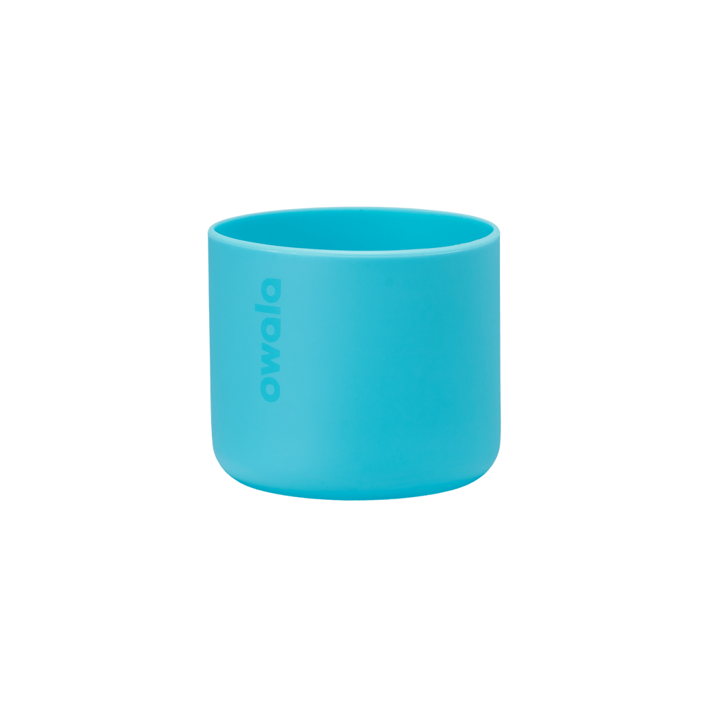 bright cyan blue silicone Bottle Boot