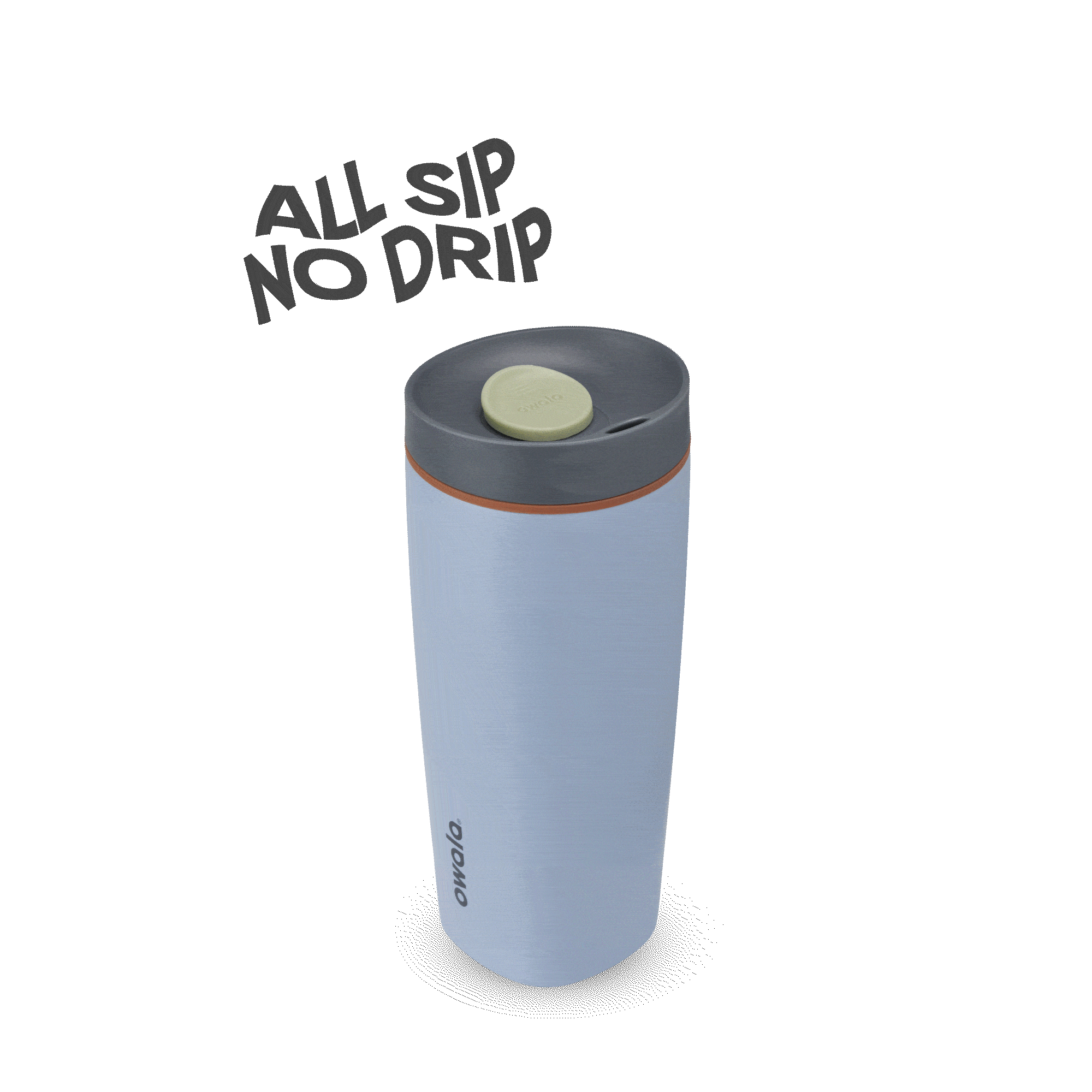 SmoothSip Slider 24oz in Lakeside, rotating view