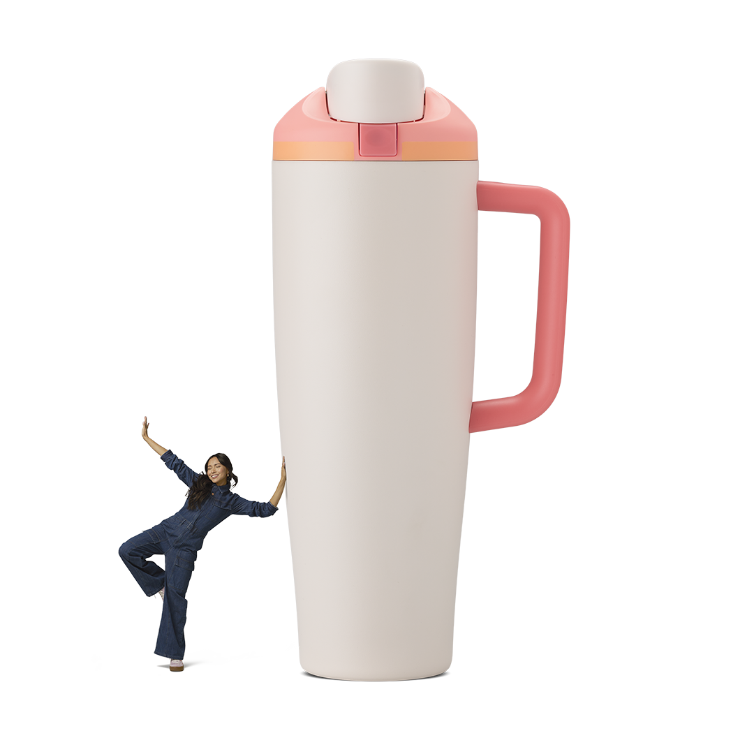 FreeSip Tumbler 40oz in Sparkling Sherbet
