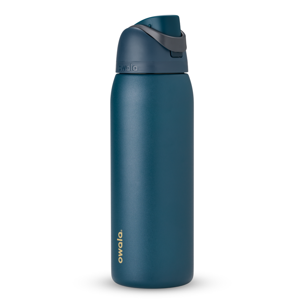 FreeSip 40oz in deep teal/slate navy body