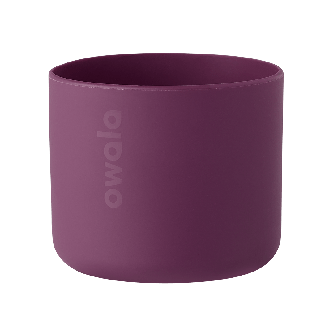 deep dusty purple silicone Bottle Boot