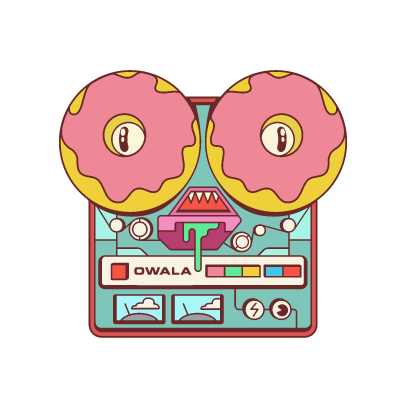 Donut Kill My Vibe sticker illustration