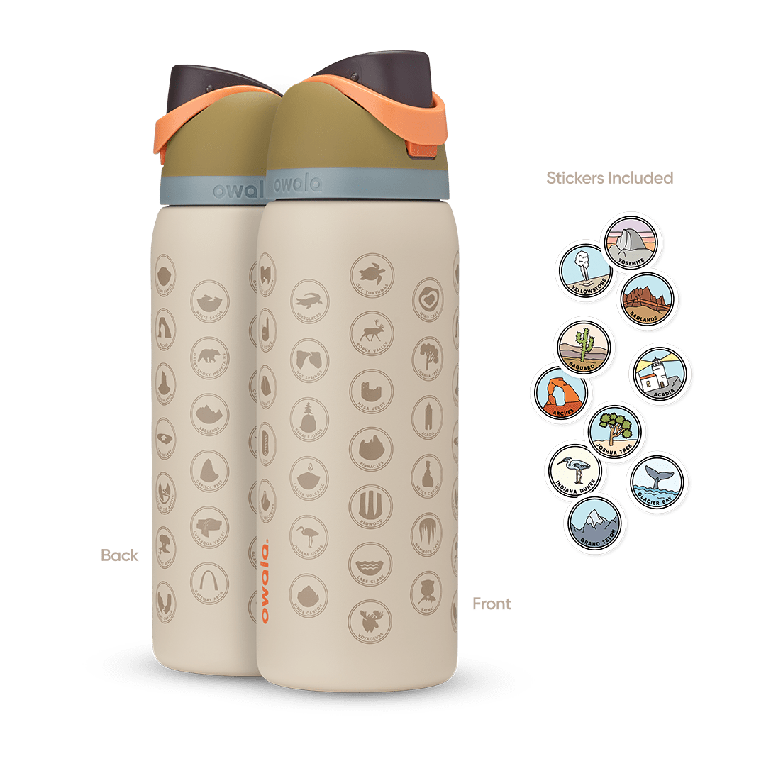 Great American Road Trip FreeSip in US National Parks (sand-beige body printed