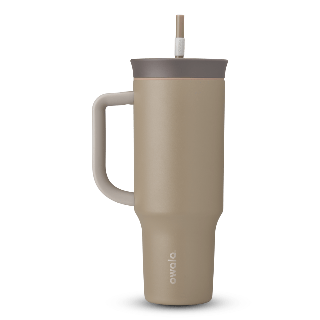 40oz Tumbler in warm greige