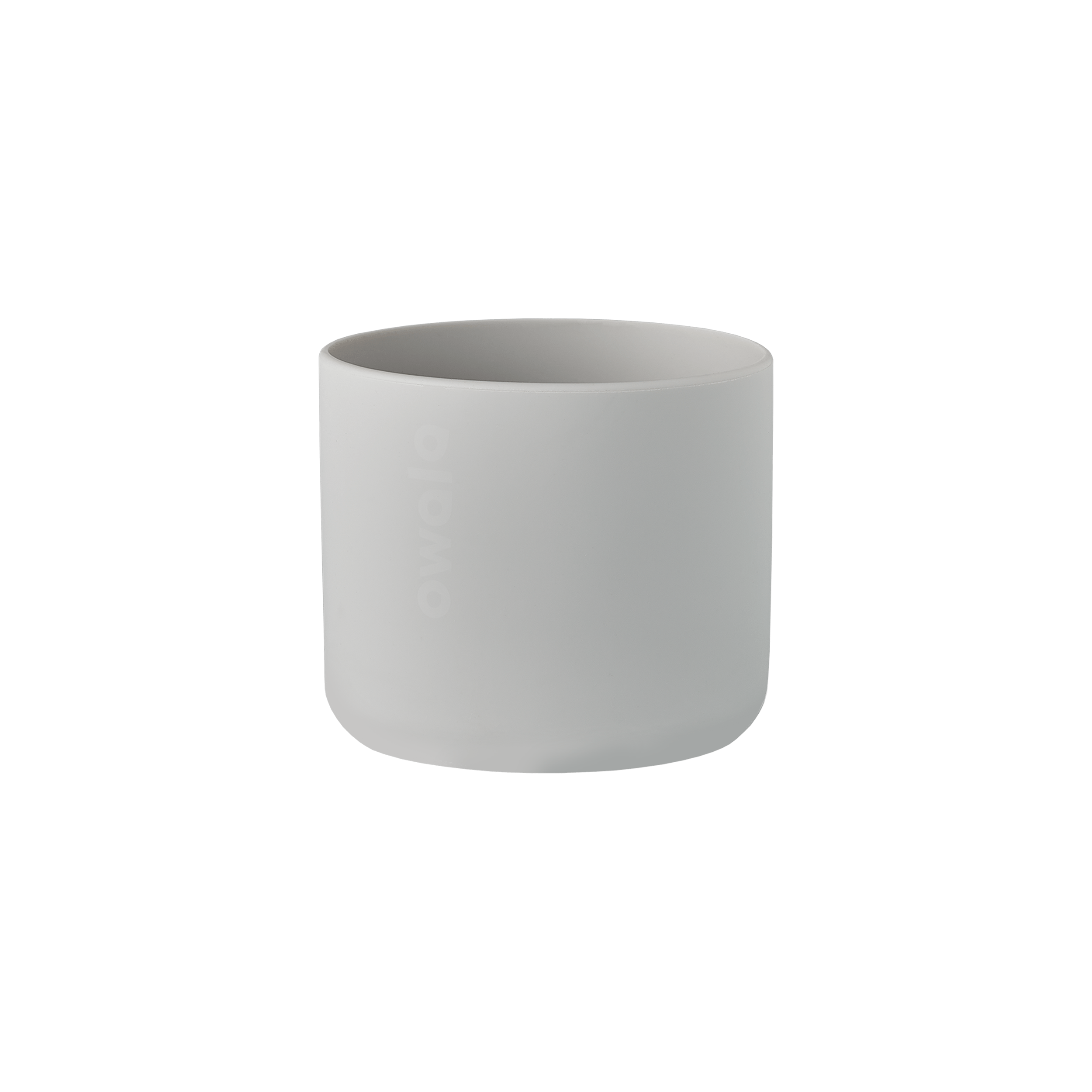 Bottle Boot 24oz in light gray silicone; shown solo