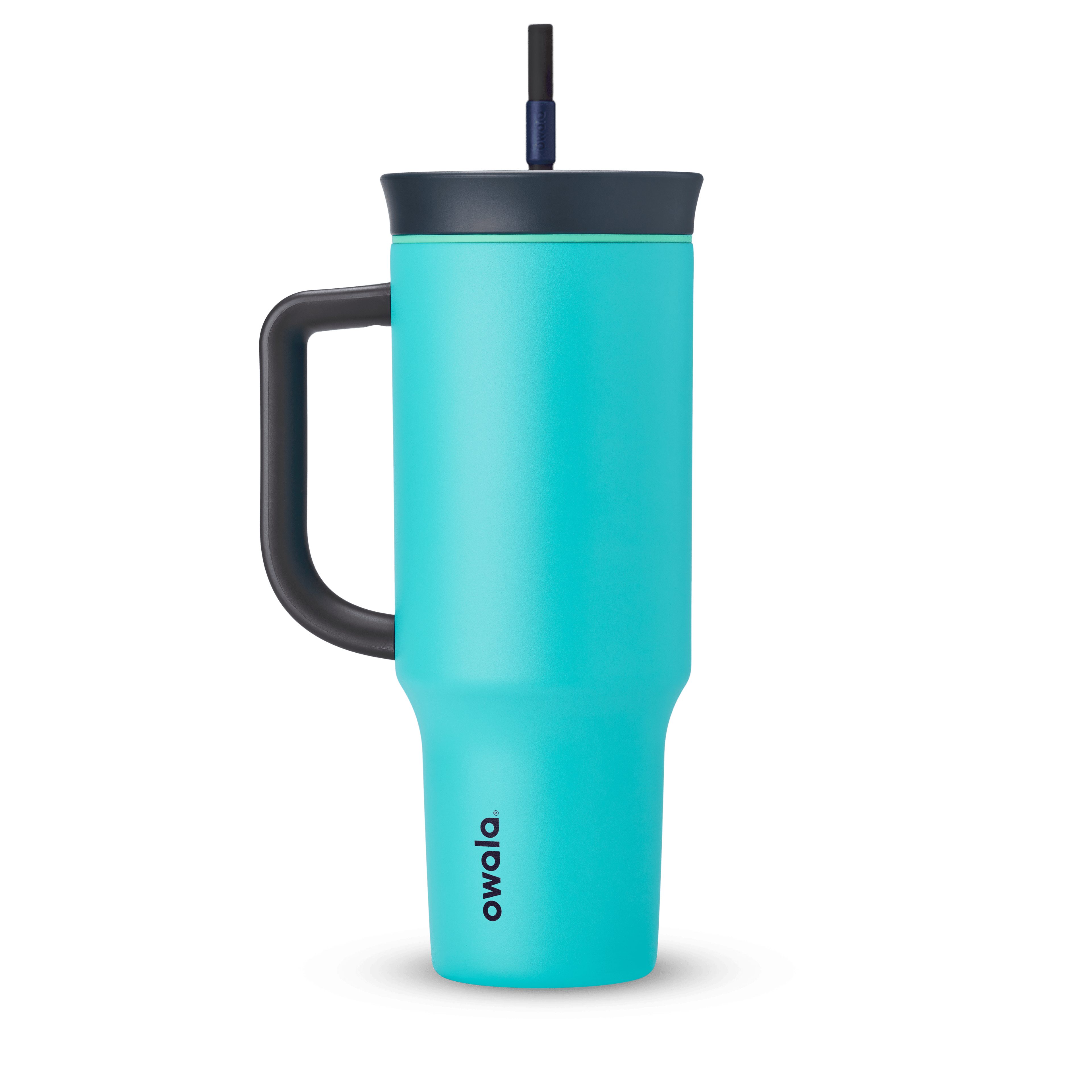 40oz Tumbler in bright aqua teal (Splash Zone)