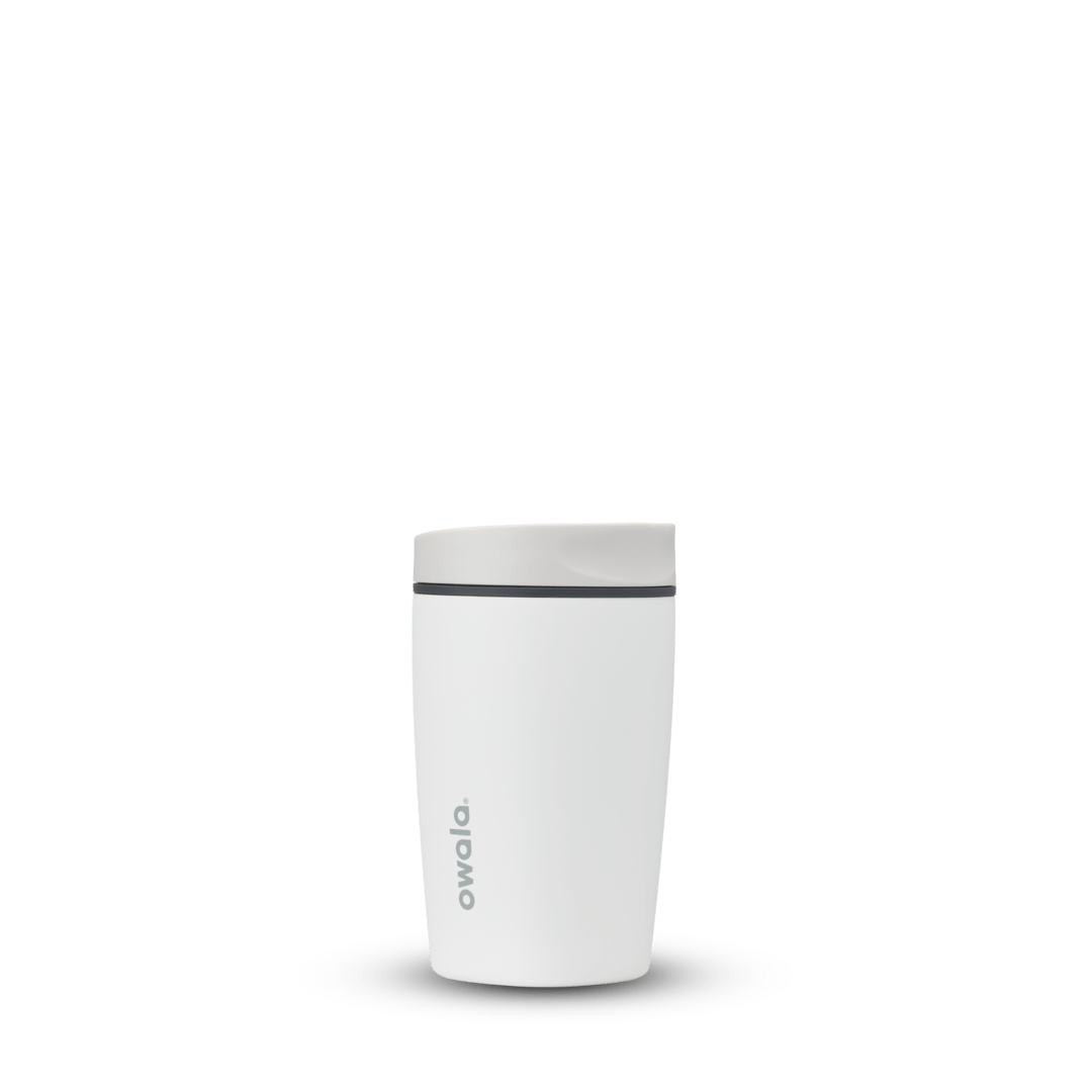SmoothSip Slider 12oz in matte white