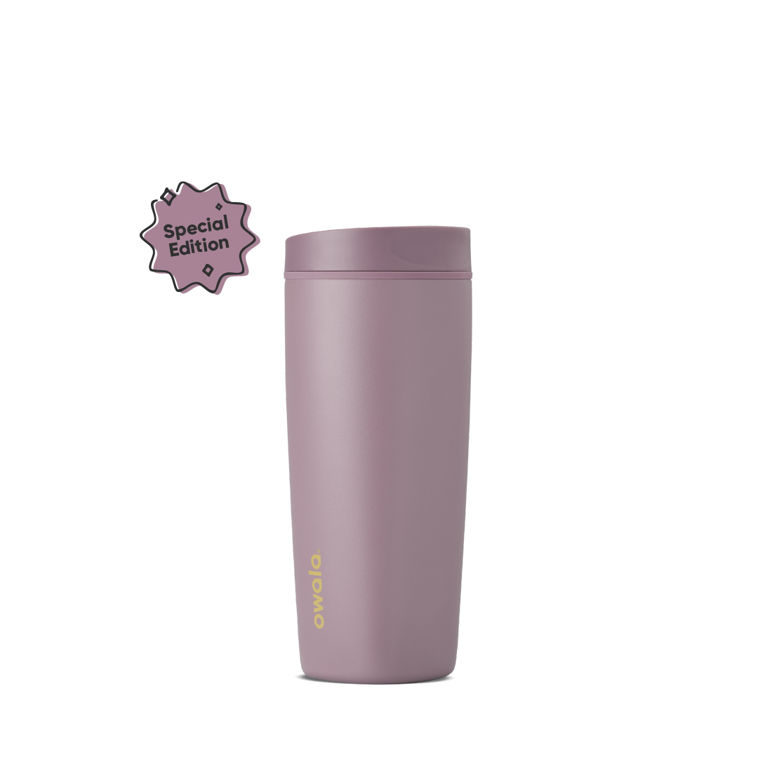 SmoothSip Slider 20oz Spring Revival Special Edition, dusty mauve body with matching lid