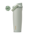 FreeSip Sway 30oz Summer Paradise; soft sage green body with matching sage flip cap and carry loop