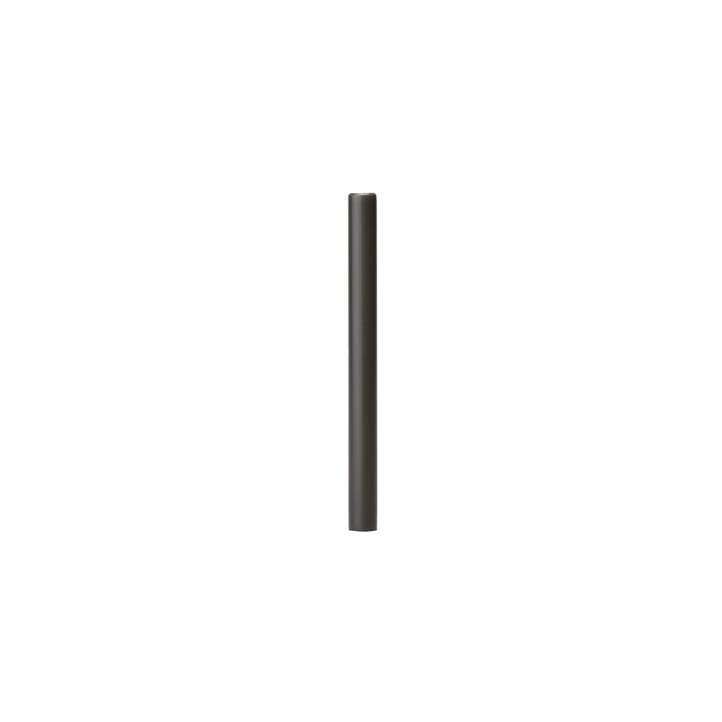 Owala 115mm Replacement Straw in dark charcoal black, short wide straw