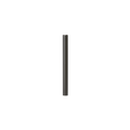 Owala 115mm Replacement Straw in dark charcoal black, short wide straw
