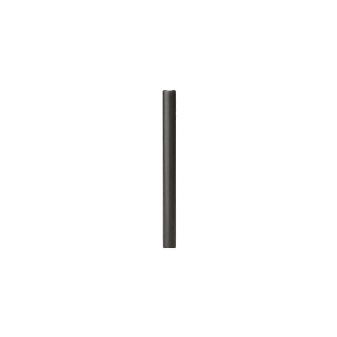 Owala 115mm Replacement Straw in dark charcoal black, short wide straw
