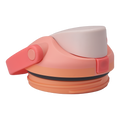 FreeSip Sway 40oz replacement lid in Sparkling Sherbet, coral peach to orange gradient dome-shaped lid with blush pink flip cap and side button