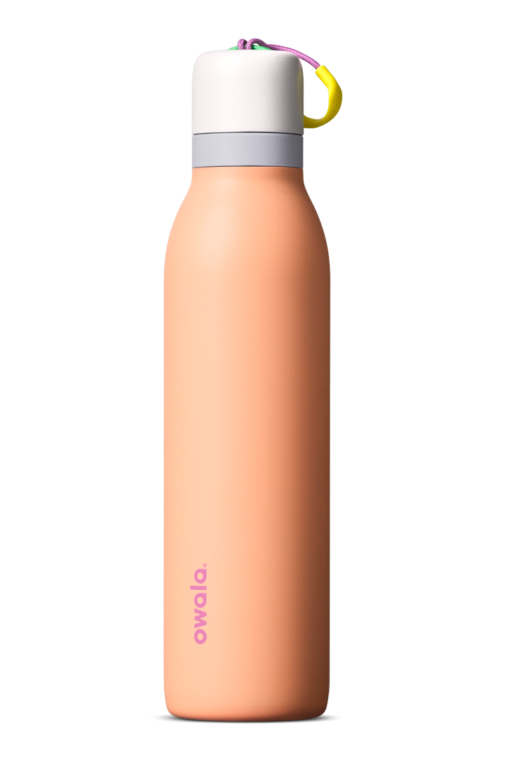 FreeSip Twist 24oz in Peachy Keen (soft coral-peach)
