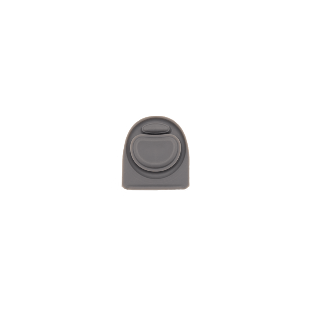 Replacement FreeSip Spout Gasket; small dark gray rounded rubber gasket with center hole